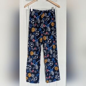 Kids Sports-Themed Fleece Pajama Pants/Bottoms